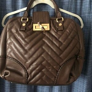 Brooks Brothers Black Fleece Rich Brown Leather Satchel